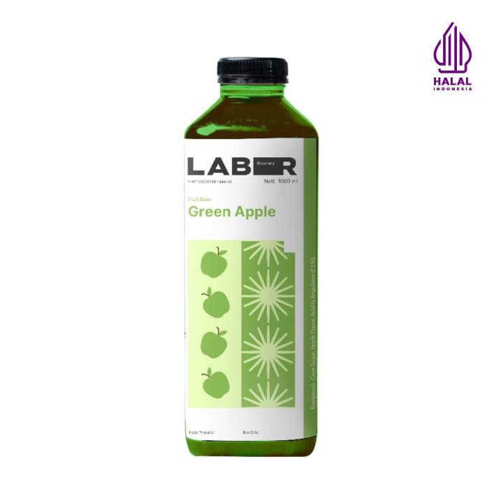 Labr Green Apple Syrup 1L